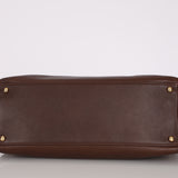 Chanel 2005 Chocolate Executive Cerf Medium Tote 24K GP
