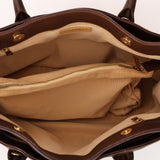 Chanel 2005 Chocolate Executive Cerf Medium Tote 24K GP