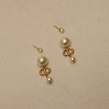 Dior Pearl and Crystal Tribales Earrings