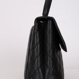 Chanel 2001 Caviar Kelly Top Handle Bag 24K GP