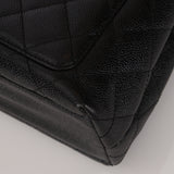 Chanel 2001 Caviar Kelly Top Handle Bag 24K GP