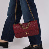 Chanel 2013 Bordeaux Medium Perfect Edge Flap Bag