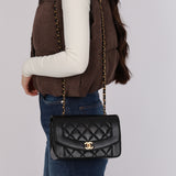 Chanel 1996 Lambskin Small Diana Bag 24K GP