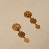 Rare Hermès Triple Clou de Selle Clip-On Earrings