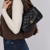 Chanel 1996 Lambskin Small Diana Bag 24K GP