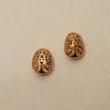 Yves Saint Laurent 1980s Arabesque Clip-On Earrings