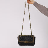 Chanel 2017 Lambskin Quilted Two Tone Day Flap