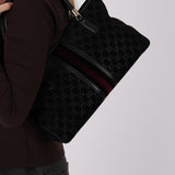 Gucci GG Suede Shopper Tote