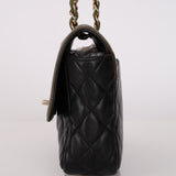 Chanel 2017 Lambskin Quilted Two Tone Day Flap
