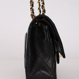 Chanel 1987 Lambskin Medium Classic Double Flap Bag 24K GP