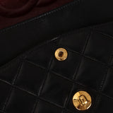 Chanel 1987 Lambskin Medium Classic Double Flap Bag 24K GP