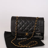 Chanel 1995 Lambskin Medium Diana Flap Bag 24K GP