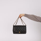 Chanel 1995 Lambskin Medium Diana Flap Bag 24K GP