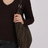 Fendi Zucca Double Zip Twin Hobo