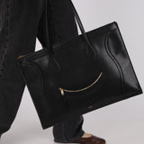 Runway Celine 2026 Satinated Calfskin Flat Cabas New Luggage