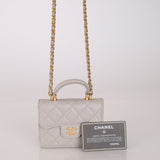 Chanel 2022 Top Handle Coin Purse on Chain