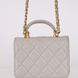 Chanel 2022 Top Handle Coin Purse on Chain