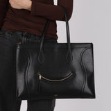 Runway Celine 2026 Satinated Calfskin Flat Cabas New Luggage