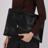 Runway Celine 2026 Satinated Calfskin Flat Cabas New Luggage