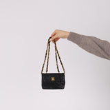 Chanel 1989 Lambskin Quilted Mini Flap Bag 24K GP