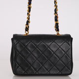 Chanel 1989 Lambskin Quilted Mini Flap Bag 24K GP
