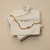 Dior CD Logo Choker Necklace