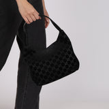 Gucci Suede GG Small Hobo