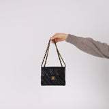 Chanel 1990s Lambskin Mini Square Flap Bag 24K GP