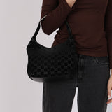 Gucci Suede GG Small Hobo