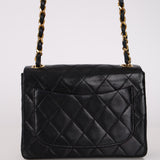 Chanel 1990s Lambskin Mini Square Flap Bag 24K GP