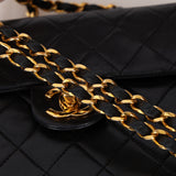 Chanel 1990s Lambskin Mini Square Flap Bag 24K GP
