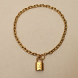 Louis Vuitton Lock & Key Necklace