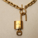 Louis Vuitton Lock & Key Necklace