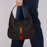 Gucci Calfskin Web Jackie with Pouch