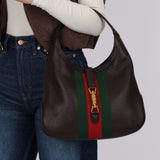 Gucci Calfskin Web Jackie with Pouch