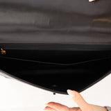 Ultra-Rare Chanel 1995 Quilted Lambskin Flap Briefcase Lucite CC Turn-Lock