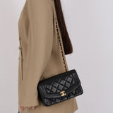 Chanel 1996 Lambskin Small Diana Bag 24K GP
