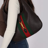 Gucci Calfskin Web Jackie with Pouch