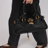 Chloe Black Leather Medium Paddington