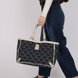 Gucci Denim Navy Abbey D-Ring Tote