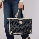 Gucci Denim Navy Abbey D-Ring Tote