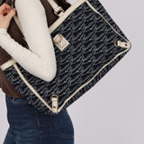 Gucci Denim Navy Abbey D-Ring Tote
