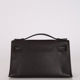 Hermès 2005 Ebene Evercolor Kelly Pochette