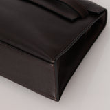 Hermès 2005 Ebene Evercolor Kelly Pochette