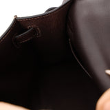 Hermès 2005 Ebene Evercolor Kelly Pochette