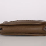 Rare Hermès 2005 Etoupe Epsom Short Strap Evelyne TPM PHW