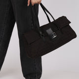 Fendi Zucchino East West Baguette Tote