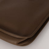 Rare Hermès 2005 Etoupe Epsom Short Strap Evelyne TPM PHW