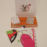 Limited Edition 20th Anniversary Louis Vuitton x Takashi Murakami Trading Cards and Leather Case Full Set