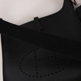 Hermès 2005 Noir Epsom Evelyne GM PHW